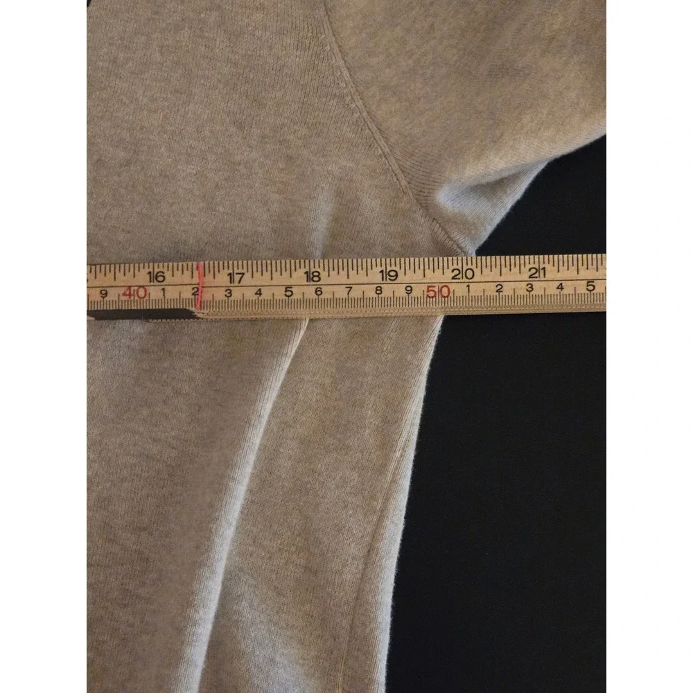Polo Ralph Lauren Mens Medium Sweater Pima Cotton V-Neck Tan Beige Pony Logo